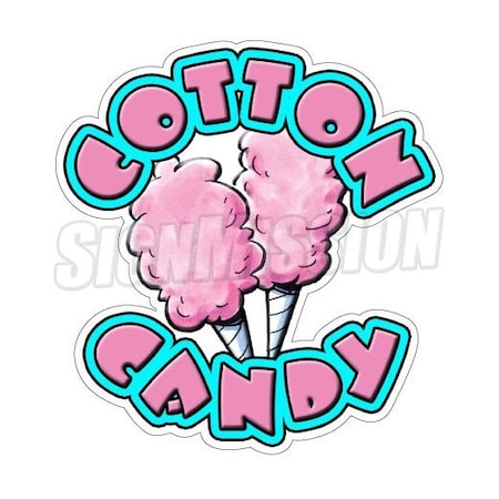 Signmission Safety Sign, 1.5 in Height, Vinyl, 16 in Length, Cotton Candy D-DC-16-Cotton Candy